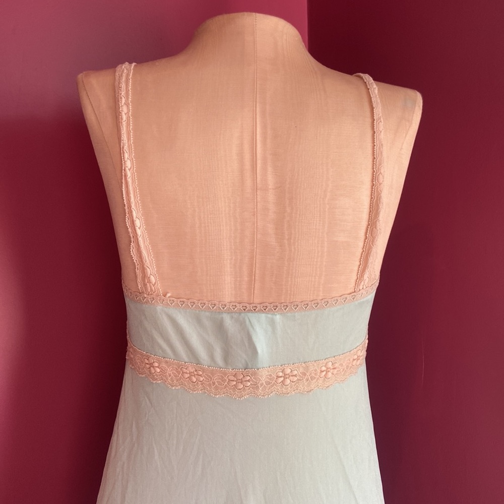 Vintage 60s Blue Kayser Nightgown Housedress - image 4